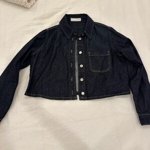 Classic Black Denim Jacket